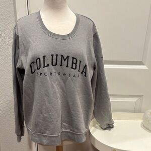 EUC Columbia Gray Fleece Pullover